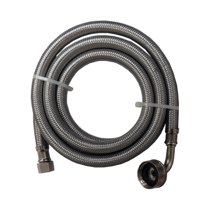 1406EDWSS--⅜" COMP X ¾" ELB 72" S/S HOSE, 1406EDWSS