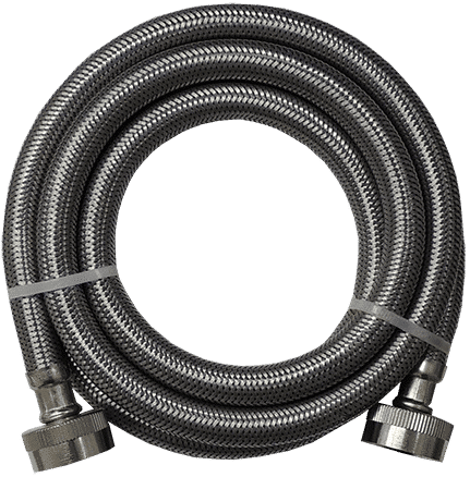 3806FFSSLG--3/8" X 6' S/S INLET HOSE - FEM/FEM, 3806FFSSLG