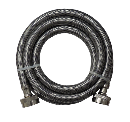 3806FFSS--⅜" X 6' S/S INLET HOSE - FEM/FEM, 3806FFSS