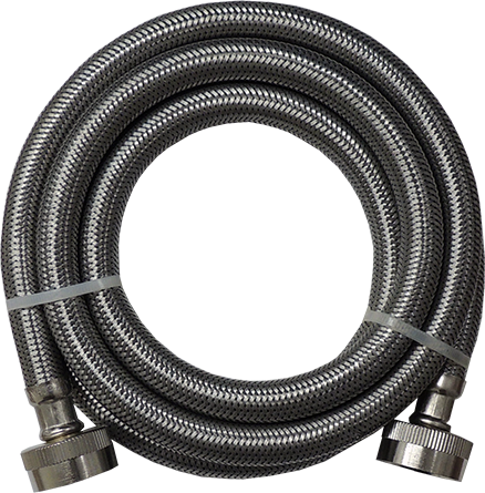 3808FFSS--3/8" X 8' FEM/FEM SS INLET HOSE, 3808FFSS