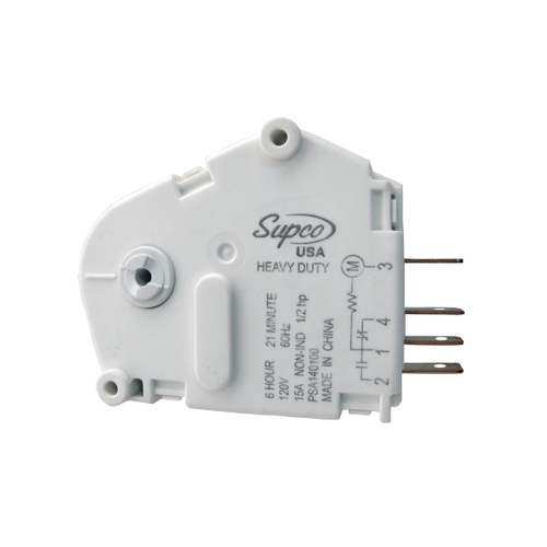Supco SZ7014648 Refrigerator Defrost Timer, 6h 21min, Similar To 7014648, SZ7014648