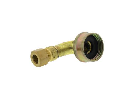 Universal Dishwasher Elbow Fitting, 3/8" Compression x 3/4" FHT, Similar to W10685193, VI3460