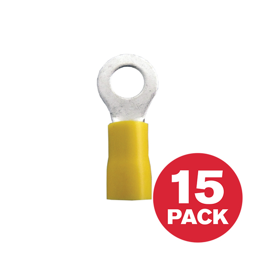 Supco Ring Tongue Terminals, 12-10, 17/64", 15/Pack, T1038