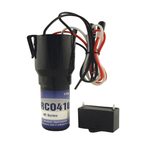 Universal Refrigerator 4 'N 1 Hard Start, Relay, Overload & Start/Run Capacitor Combo, URCO410RC