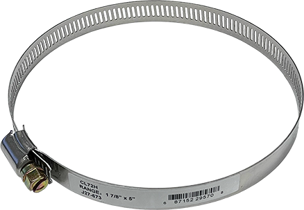 CL72H--S/S HOSE CLAMP 1-7/8" - 5", CL72H