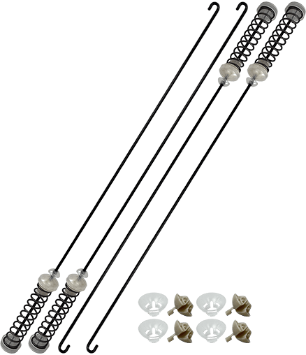 LP80045--WASHER SUSPENSION ROD KIT W10780045, LP80045