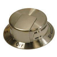 KNOB,BURNER,STAINLESS,(3) (318905202)