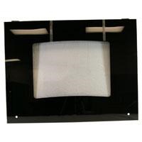 GLASS ASSY.,OVEN DOOR,BLACK (318261355)