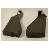 Frigidaire Range Control Panel End Cap Set, Black, 2 Pieces (318254696)