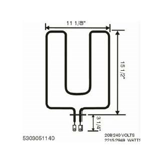 Frigidaire Range Oven Broil Element (5303051140)