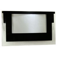 GLASS,OVEN DOOR,BLACK,W/FOIL (316452722)