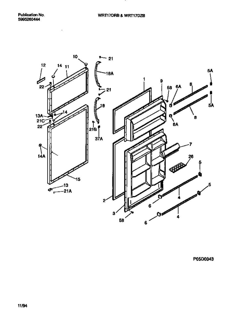EXACT-A-LINE REFRIGERATOR DOOR GASKET (EX343)
