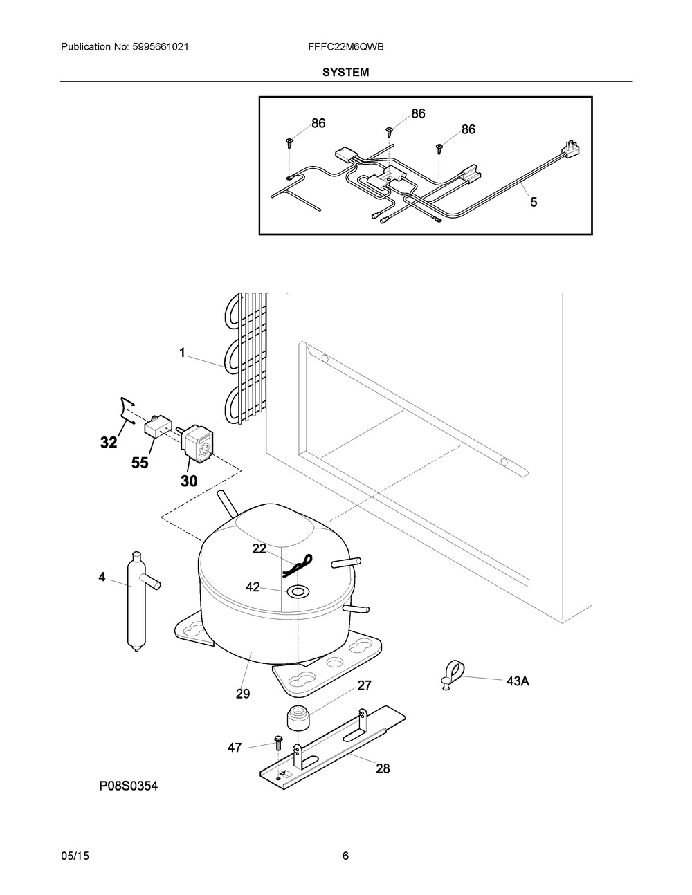 CLIP-COMPRESSOR MTG (242037701)
