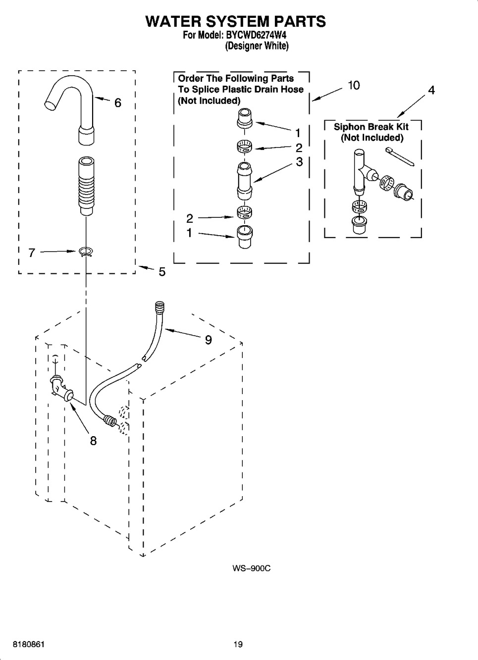 Whirlpool Washer Hose Connector (WP95440)