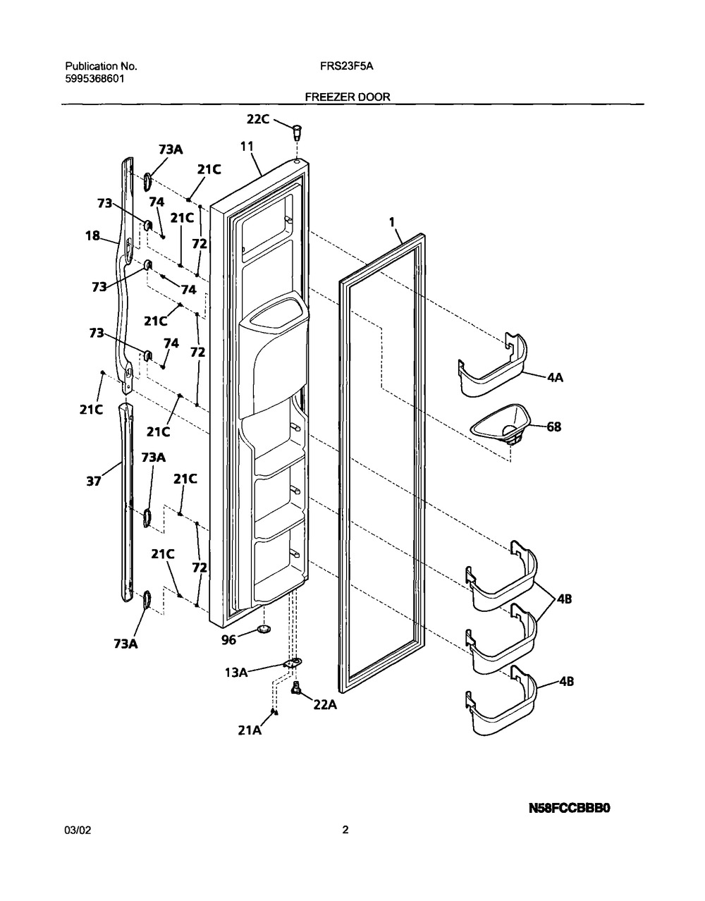 240359109 : 240359109 HANDLE-DOOR,BISQUE