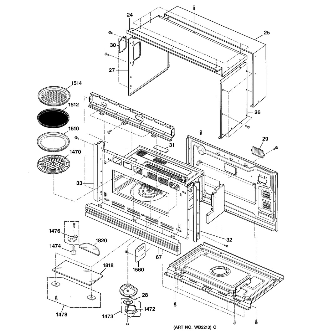 SHAFT, TURN TABLE (WG02F04475)