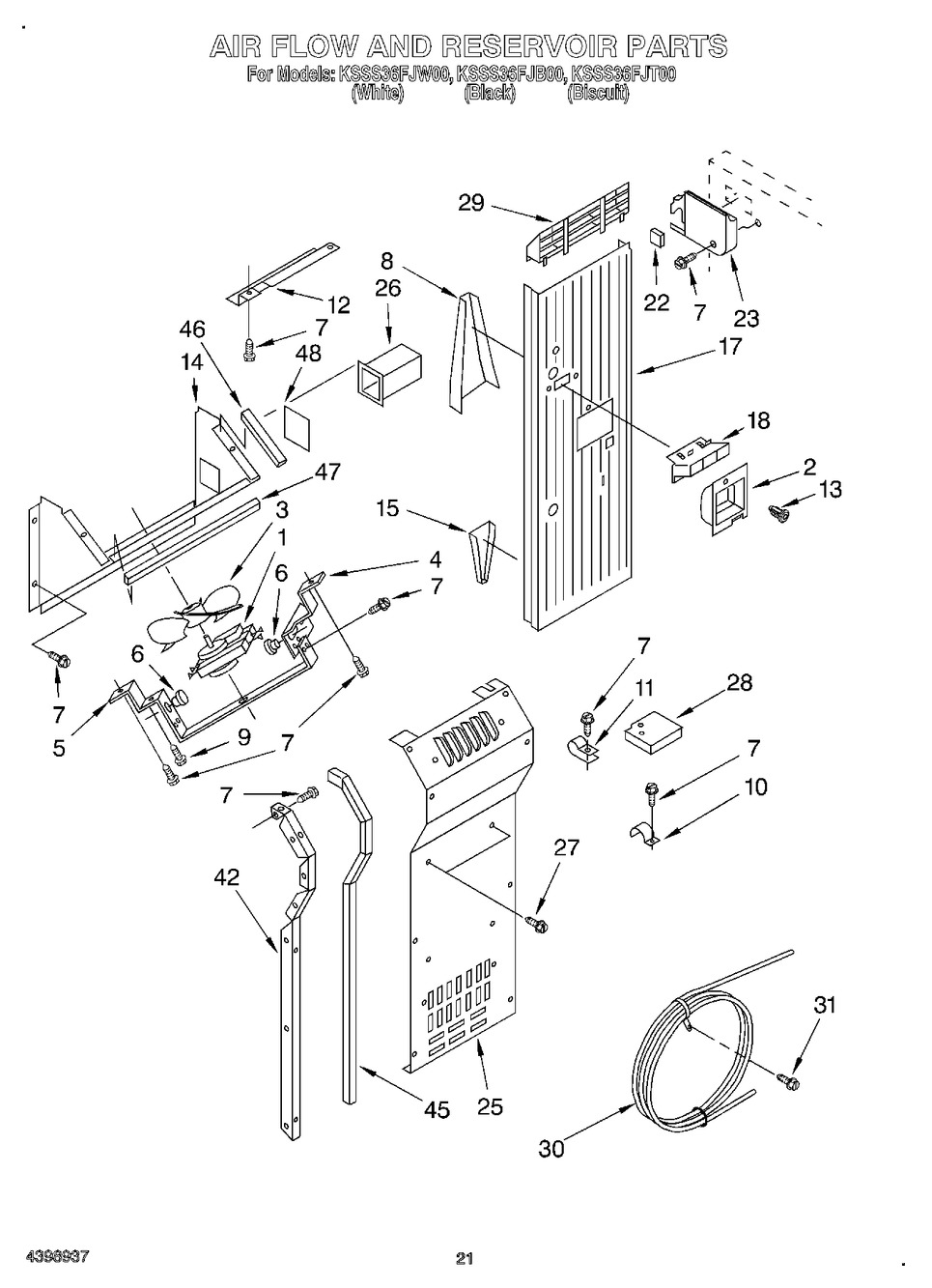 WHIRLPOOL, MOTOR-EVAP, WP4389155