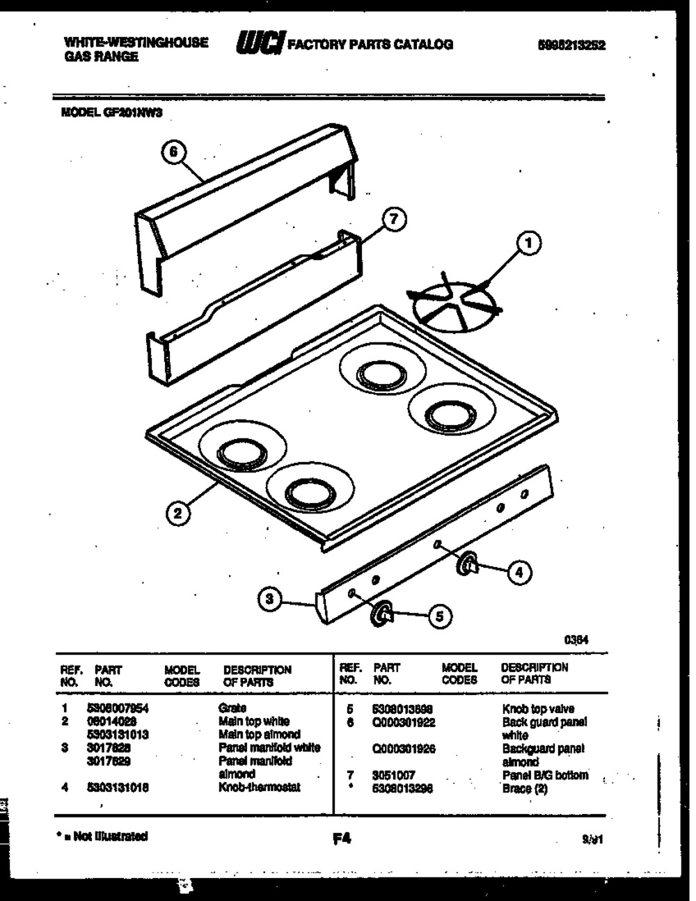 FRIG KNOB TOP VALVE (5308013898)