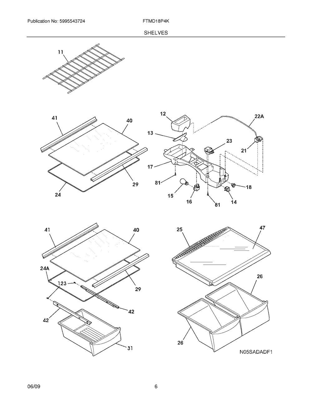ELECTROLUX/FRIGIDAIRE, COVER-CRISPER PAN, 242201802