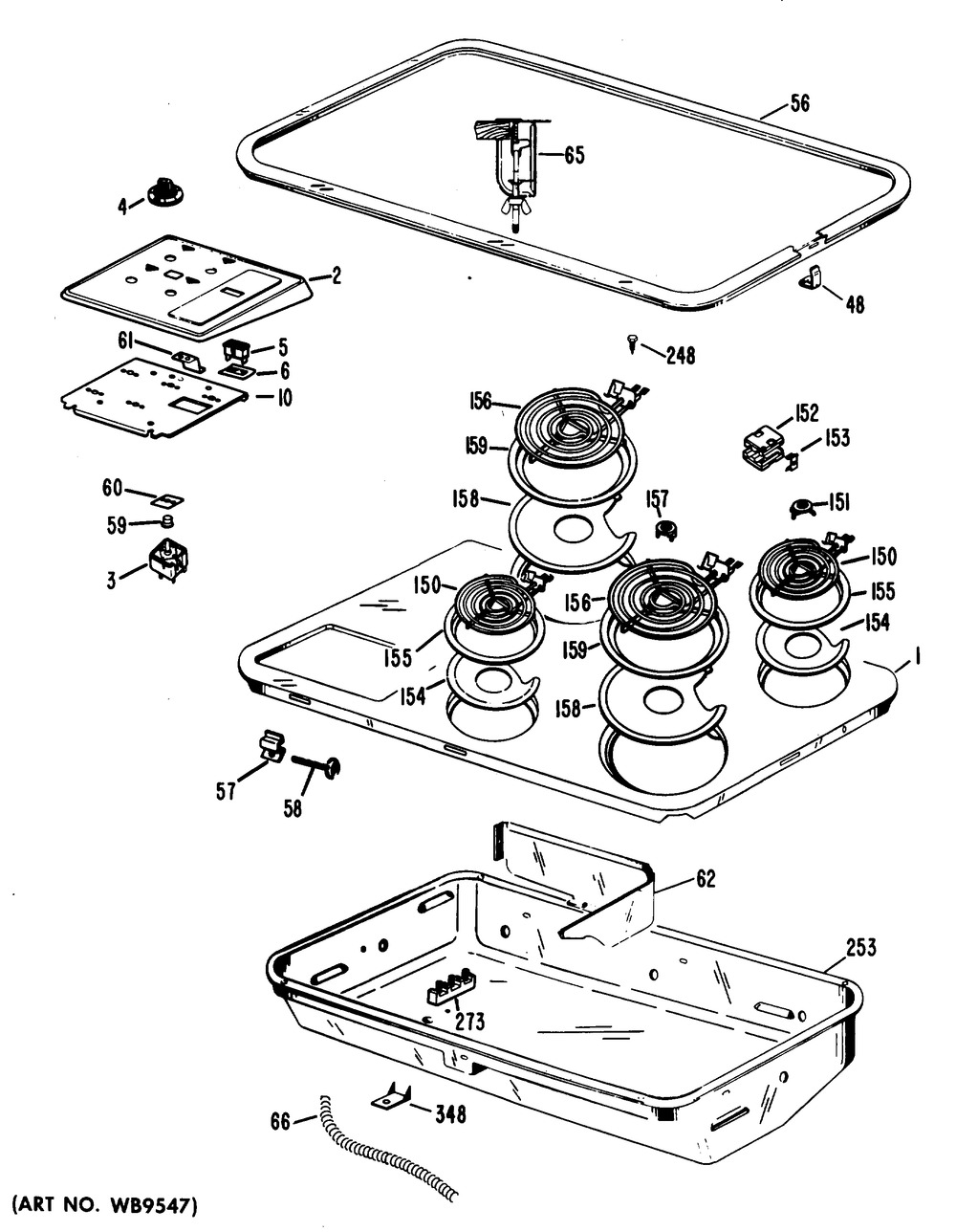 GE, KNOB, WG02L02154