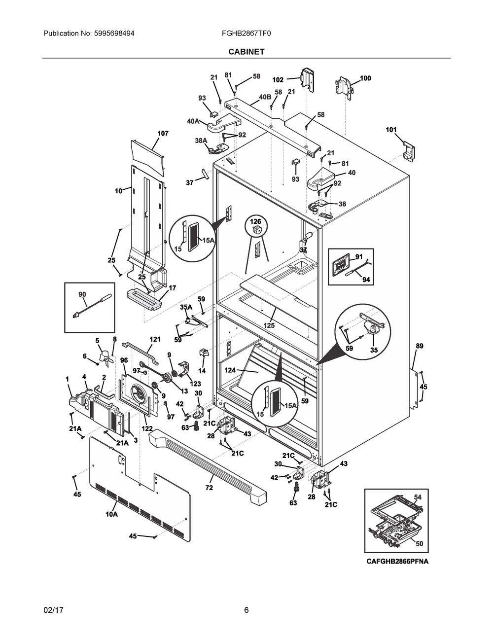 ELECTROLUX/FRIGIDAIRE, BOARD ASSEMBLY,MAIN POWER,W/HO, 5304508862