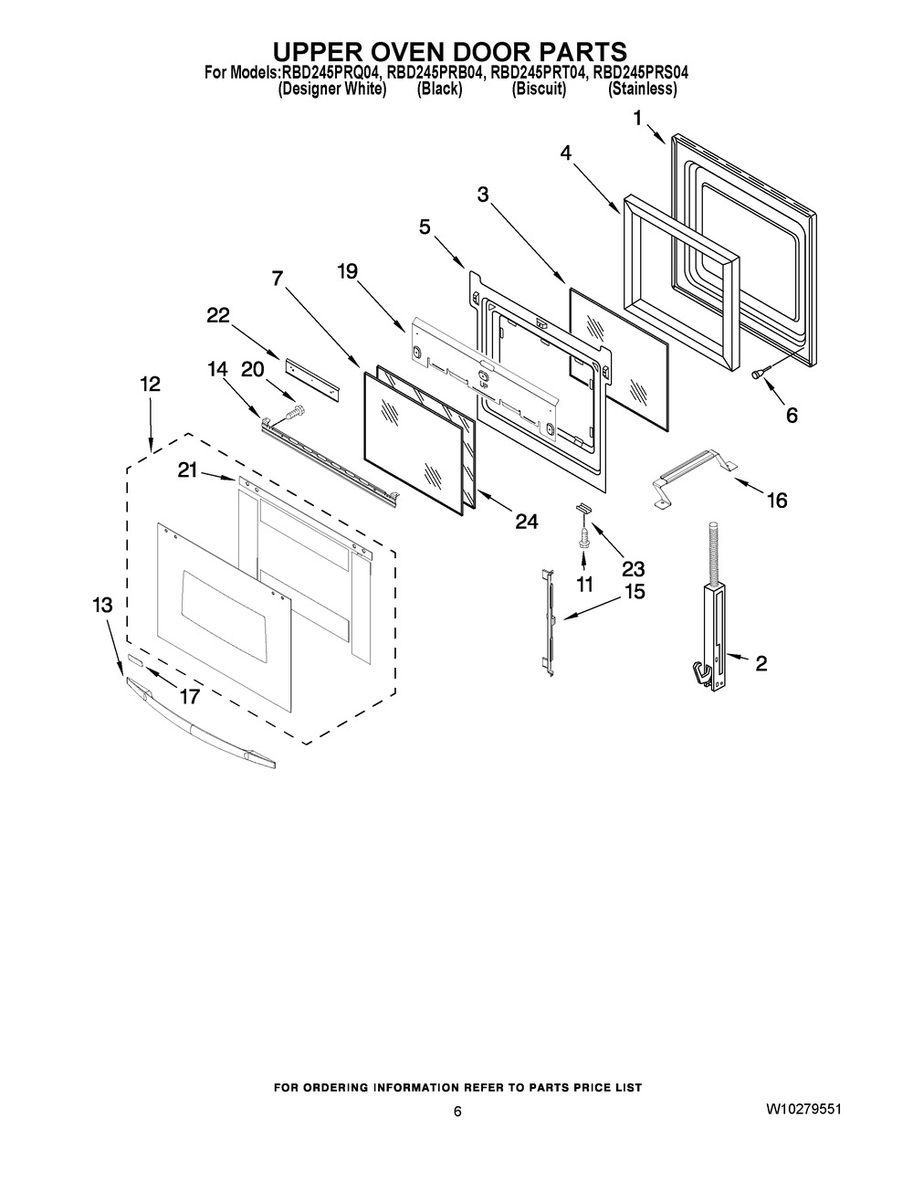 WHIRLPOOL, GLASS-DOOR, WP9759226