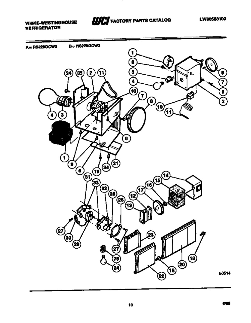 Frigidaire Refrigerator Temperature Control Thermostat (5308000068)