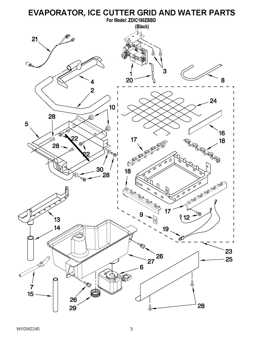 TUBE-WATER (WPW10418868)