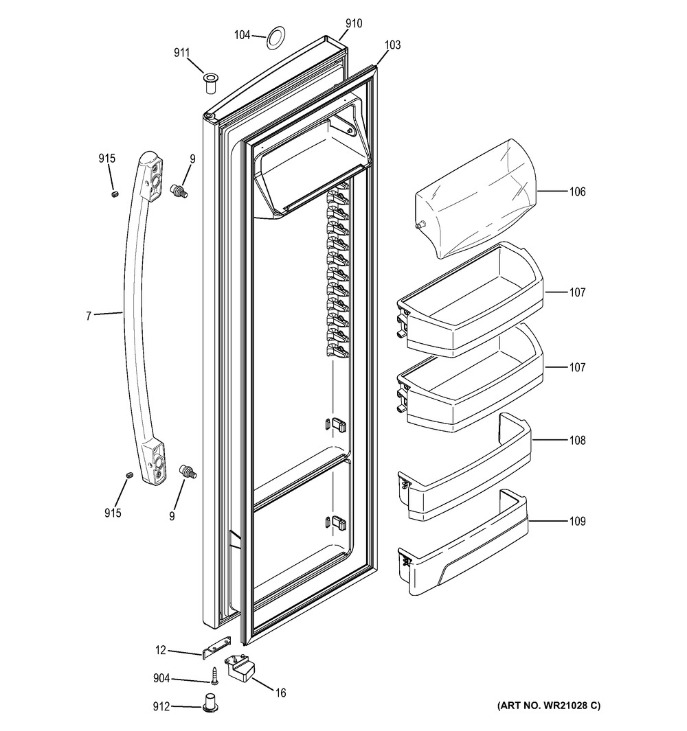 ARC HANDLE ASM (WR01L08653)