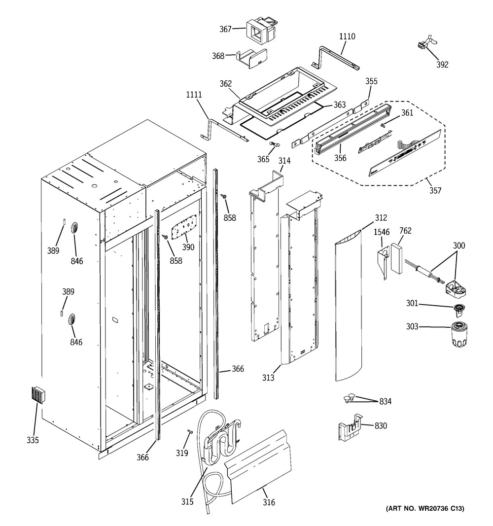 GE, DAMPER KIT MONOGRAM, WG03A00020