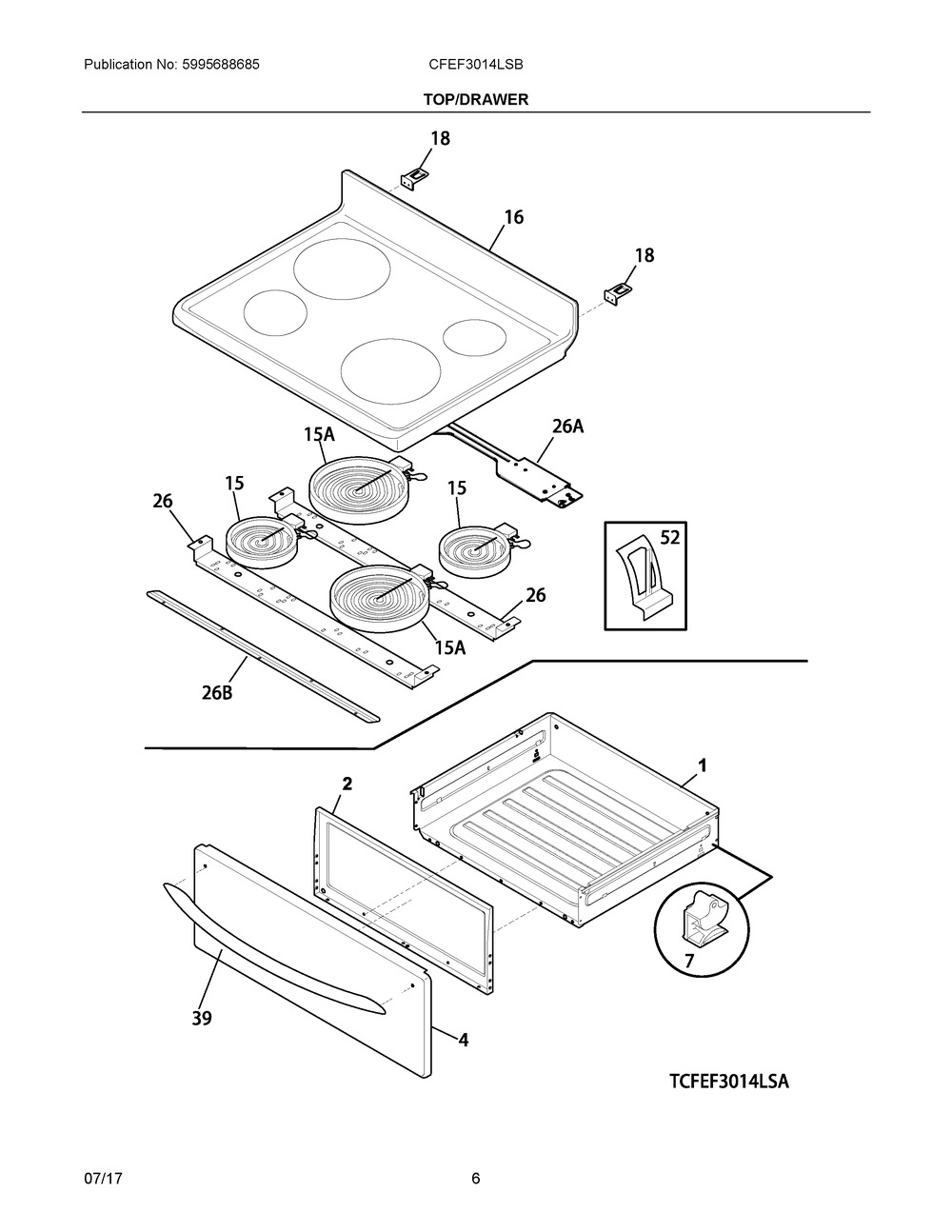 MAINTOP ASSEMBLY,GLA (316282955)