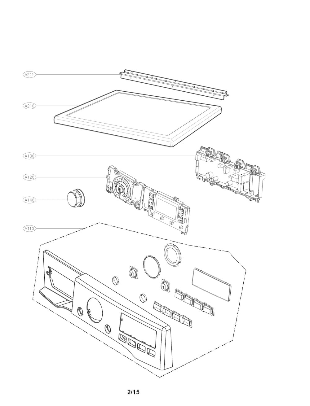 EBR78914105 PCB ASSEMBLY,DISPLAY