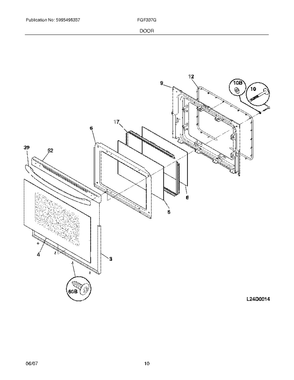 316202828 : 316202828 GLASS,OVEN DOOR,BLACK,OUTER
