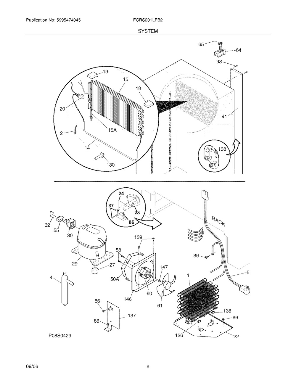 ELECTROLUX/FRIGIDAIRE, EVAPORATOR, 297311300
