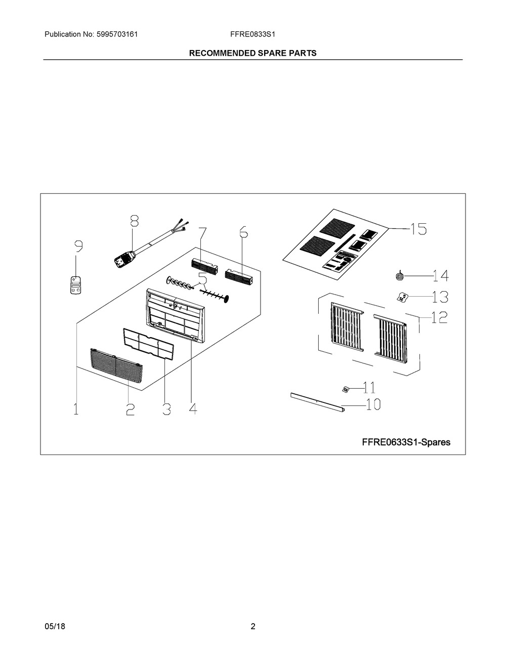 5304504924 : 5304504924 WINDOW FILLER KIT,SLIDER PANE