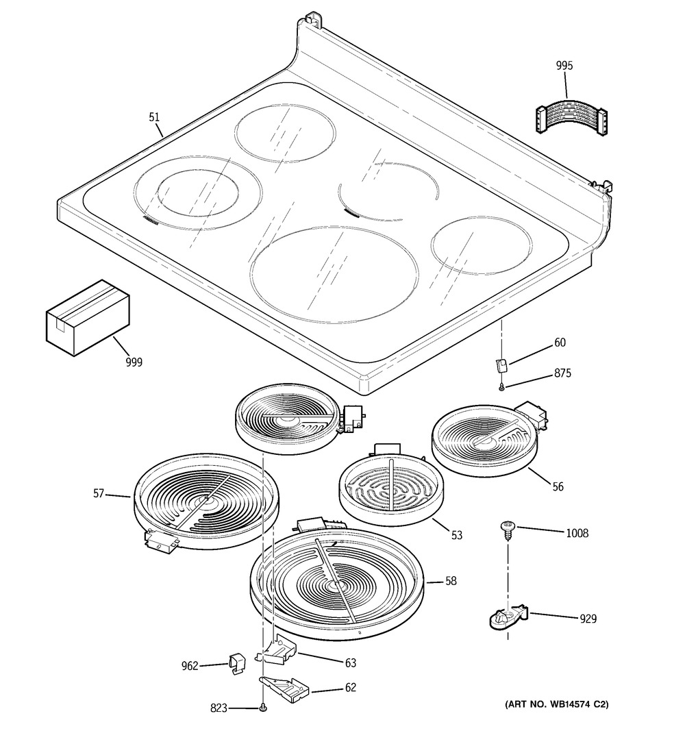 GE, ELEMENT HALIANT 12, WG02F07425