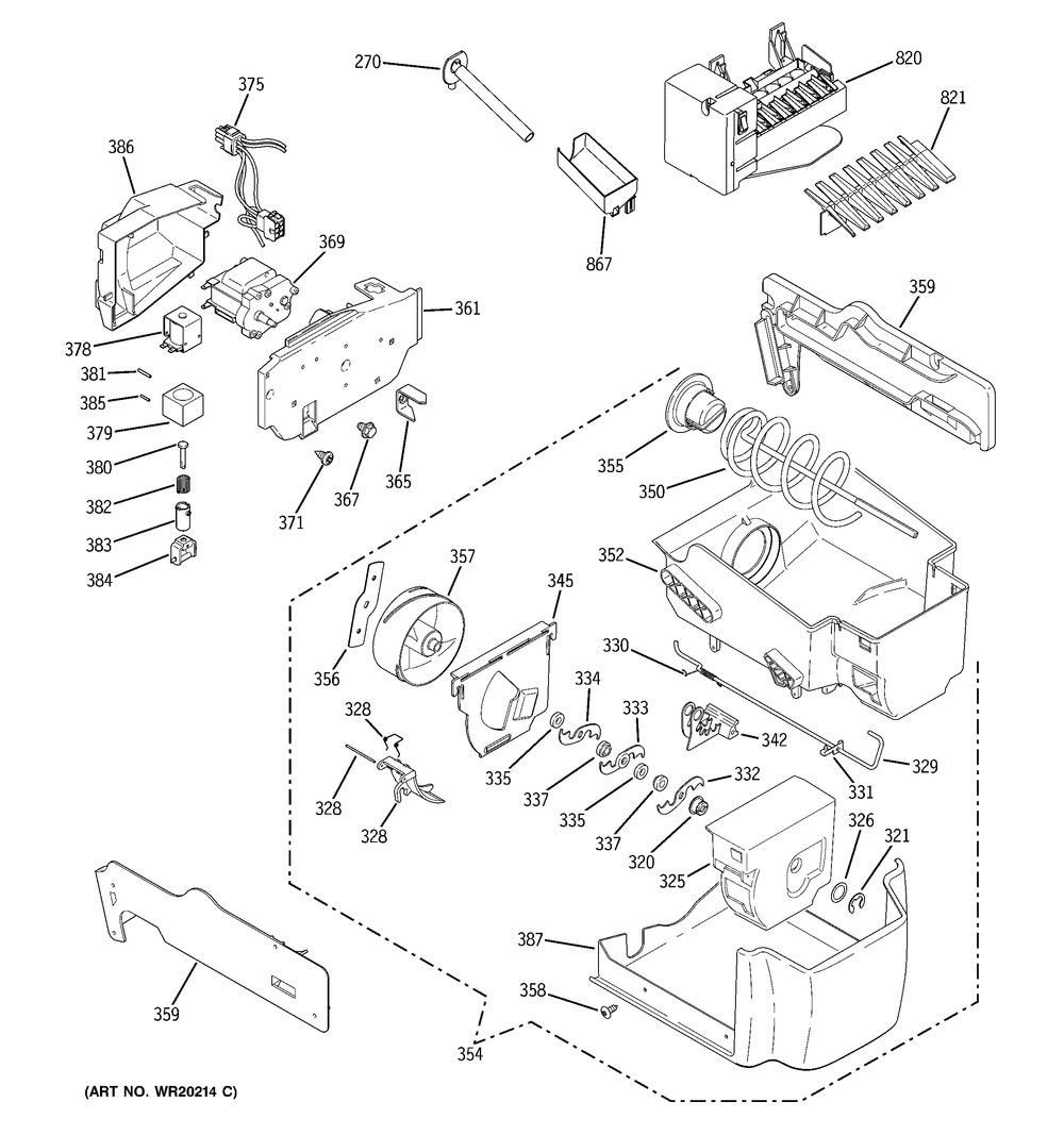 BUCKET AND AUGER ASM (WR01L00298)