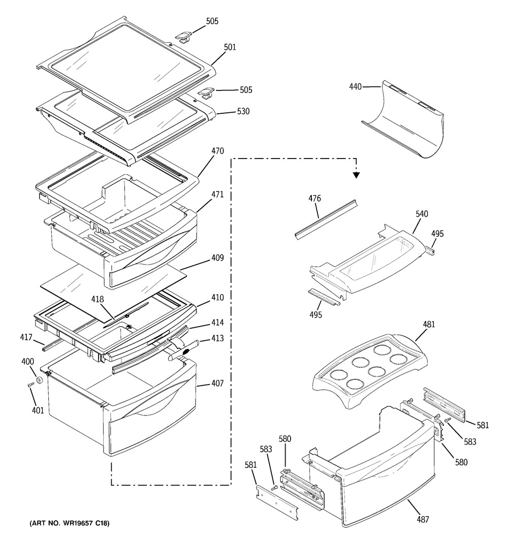 COVER ASM TOP PAN (WR01L00730)
