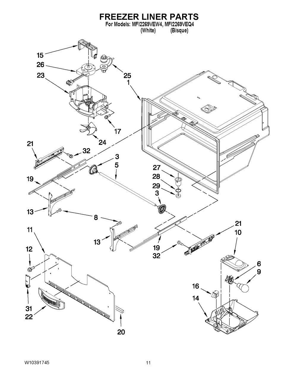 COVER-EVAP (W10308422)