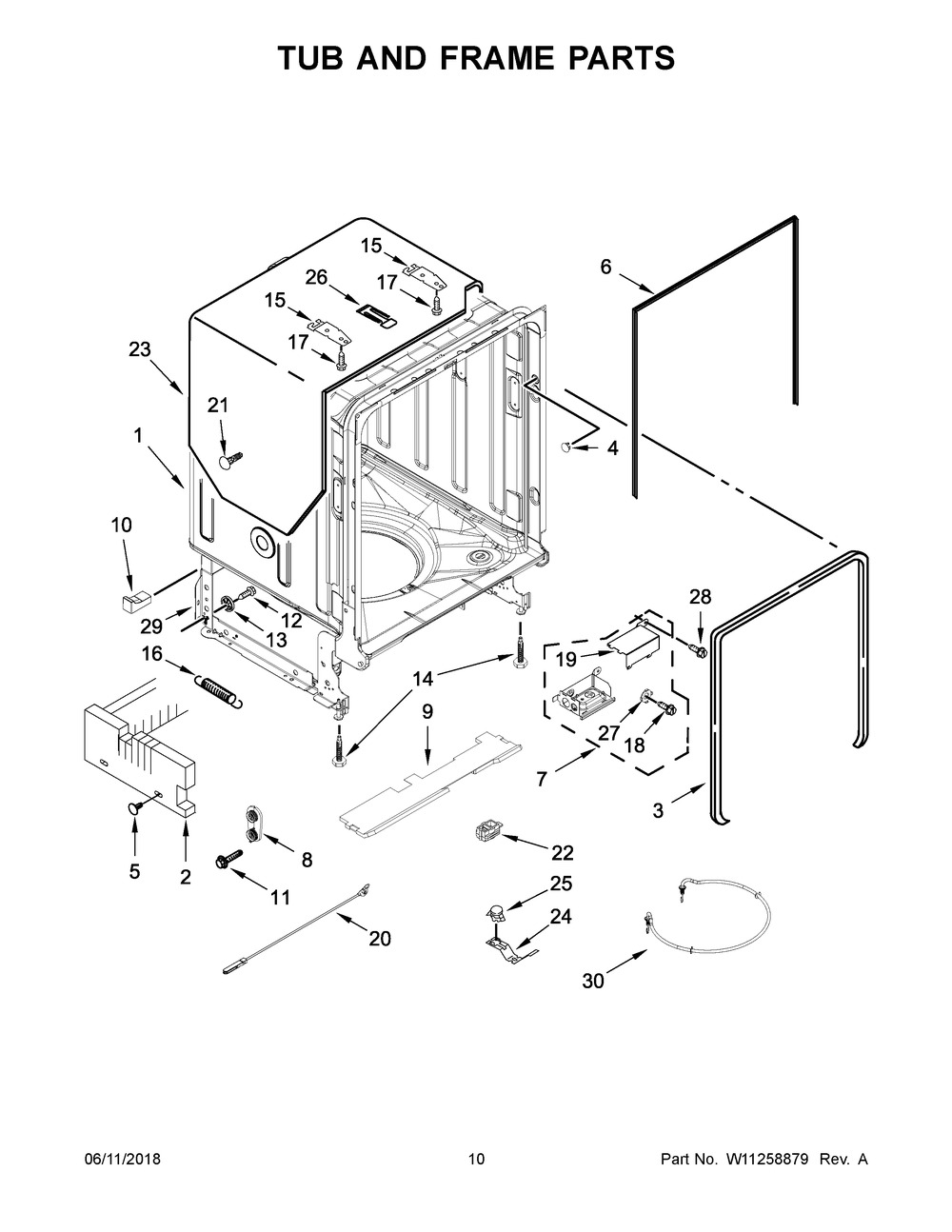 TUB-DISHWR (W10713320)