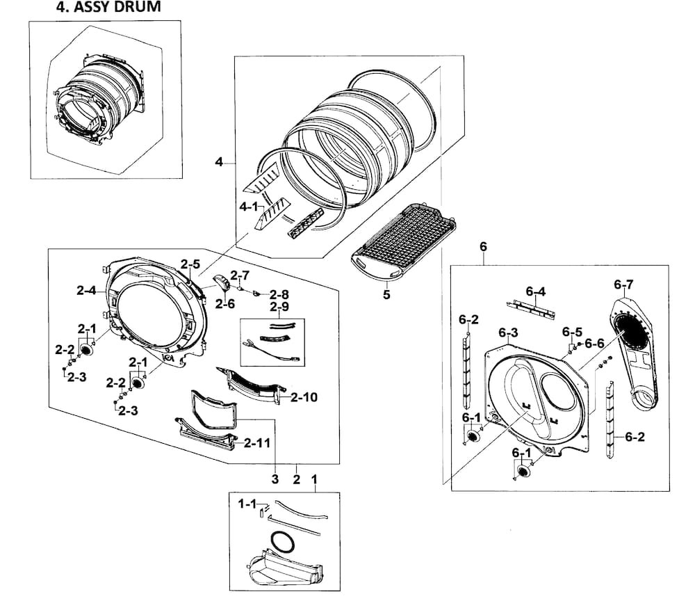 SAMSUNG DRUM ASSY (DC97-07522C)