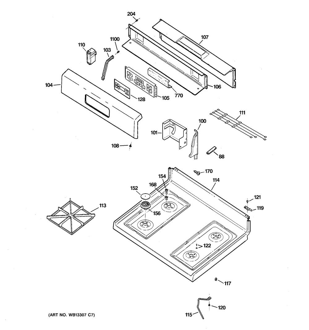 GE, GRATE GRAY, WG02L02054