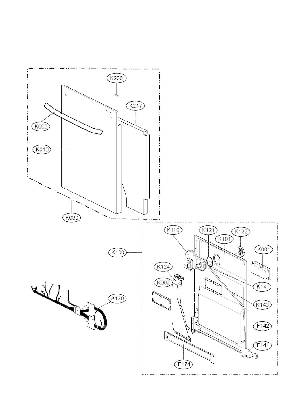 3550ED0001K : 3550ED0001K COVER,FRONT