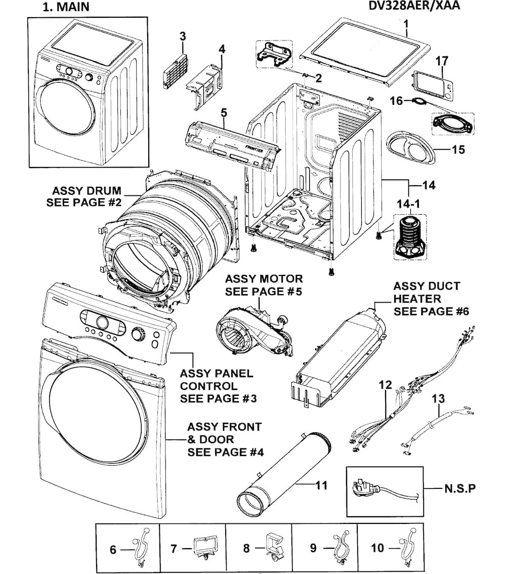 SAMSUNG RED DRYER TOP COVER (DC97-08634X)