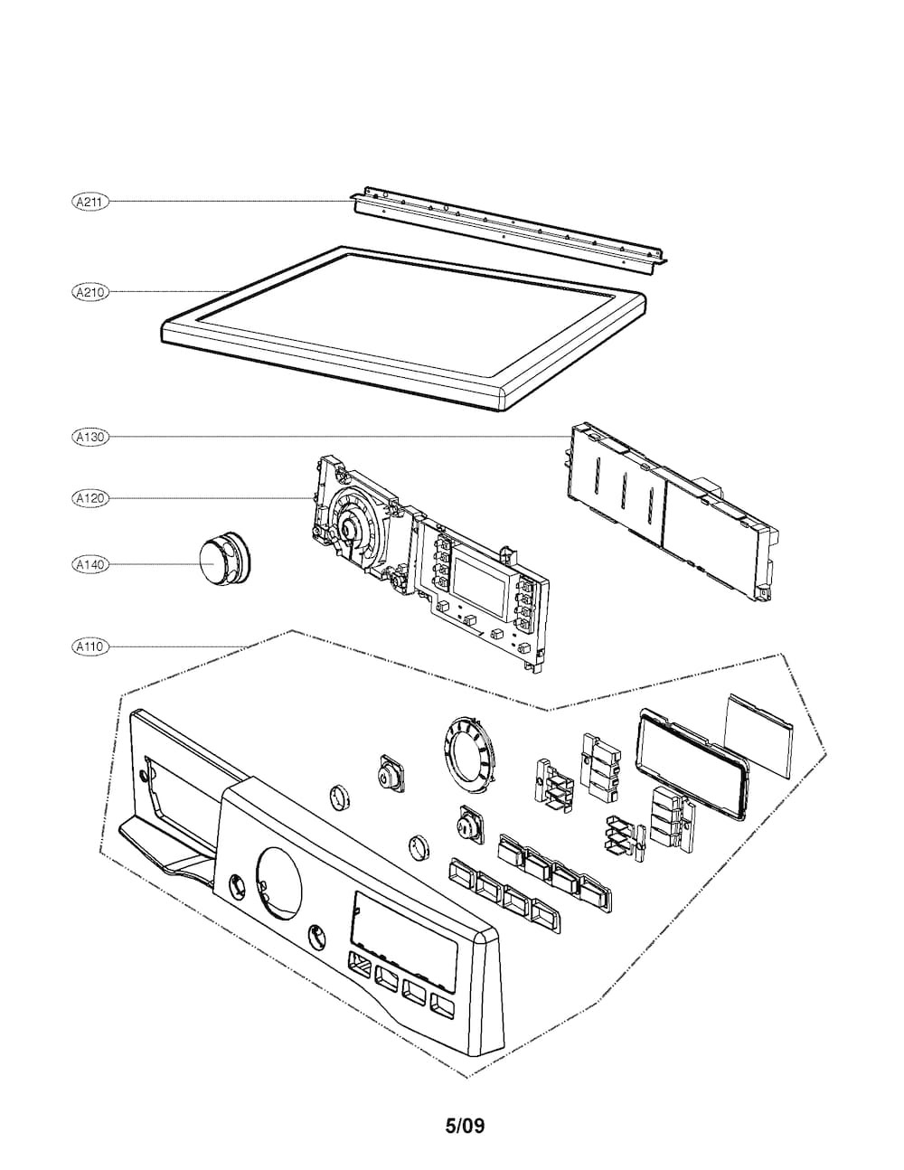 EBR59476301 : EBR59476301 PCB ASSEMBLY,DISPLAY