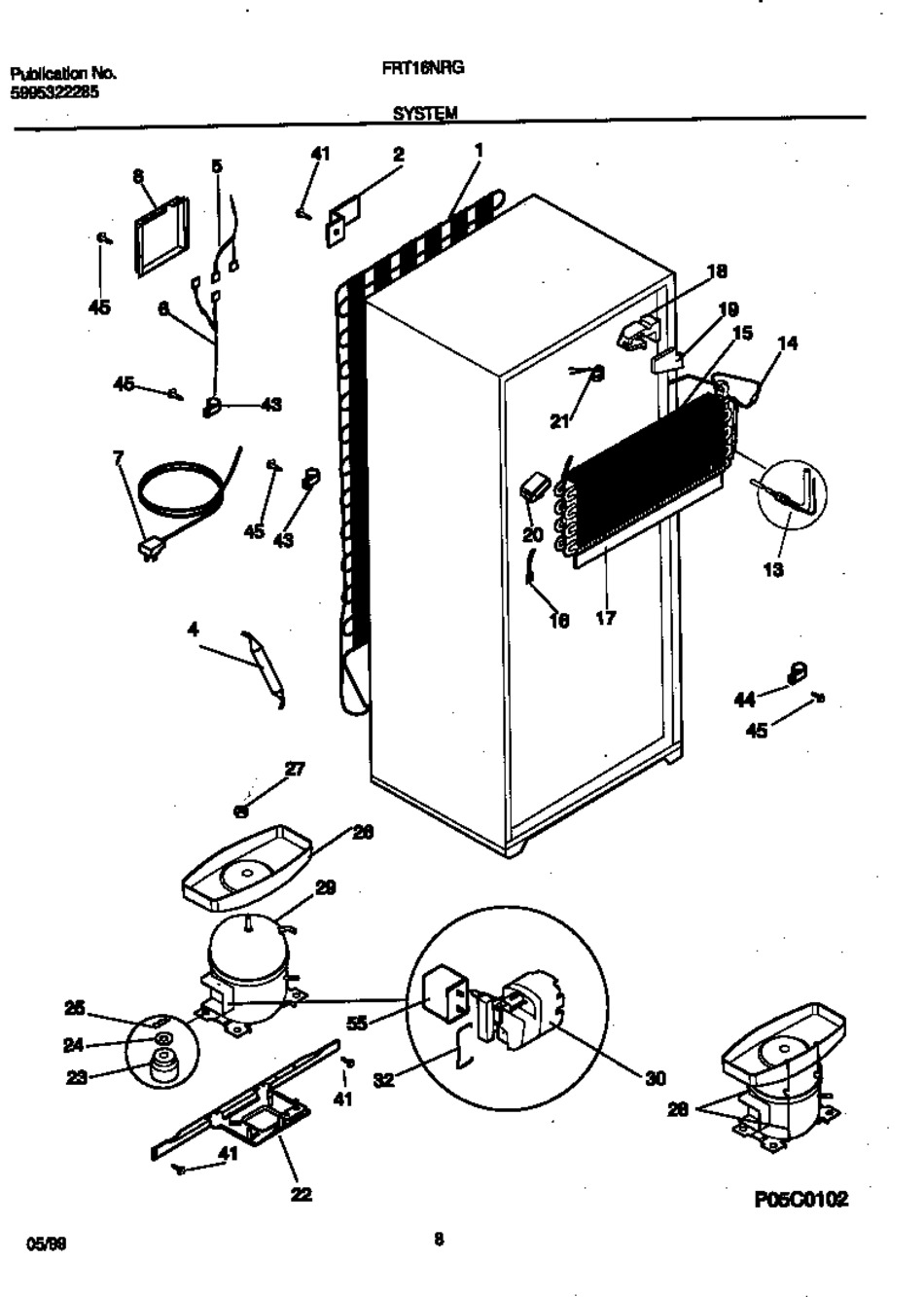 FRIG HEAT EXCHANGER (218429305)