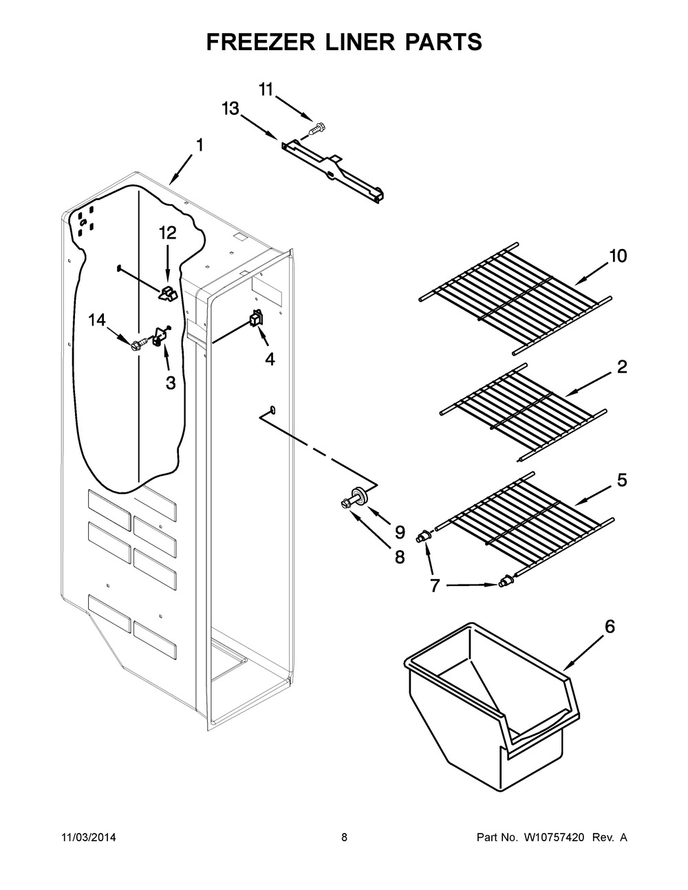 SHELF-WIRE (WPW10318960)