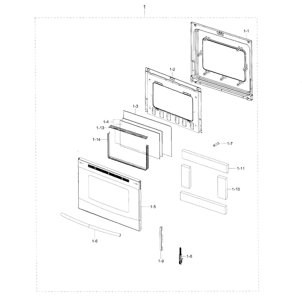 DG94-00706A : DG94-00706A DOOR ASSY,NE595R0ABSR STSS