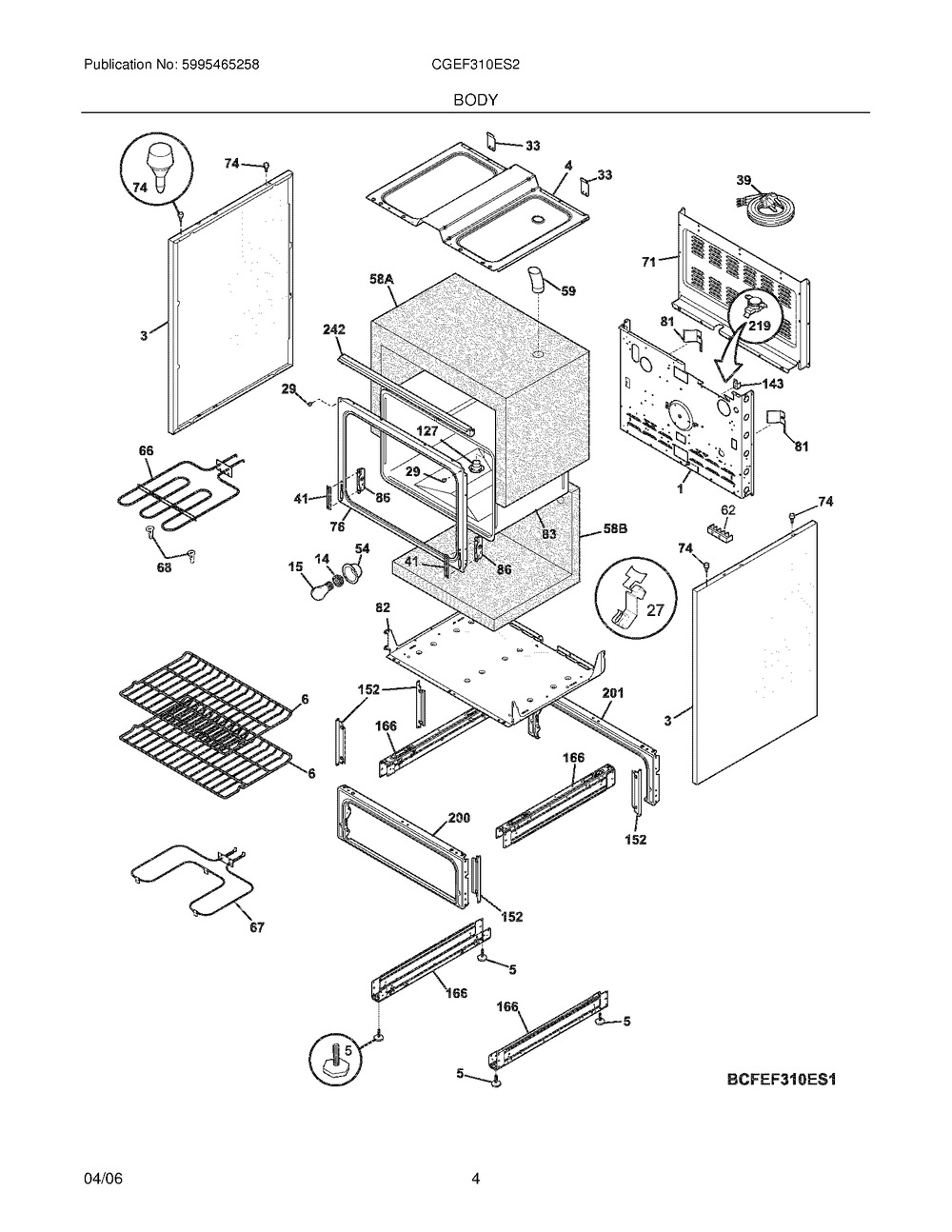 Frigidaire Range Oven Limit Thermostat (318003602)