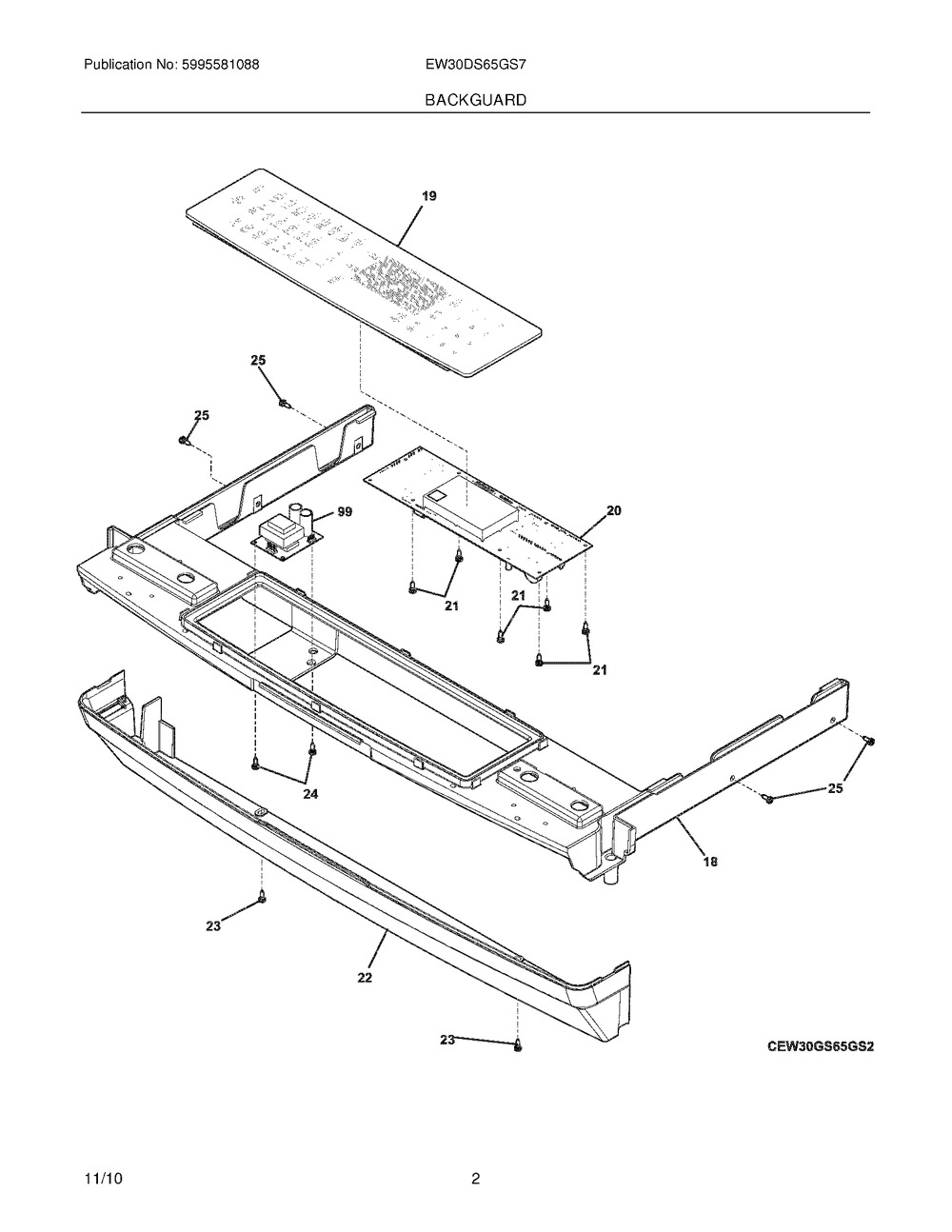 CONTROLLER,ELECTRONIC,ES631 (316576704)